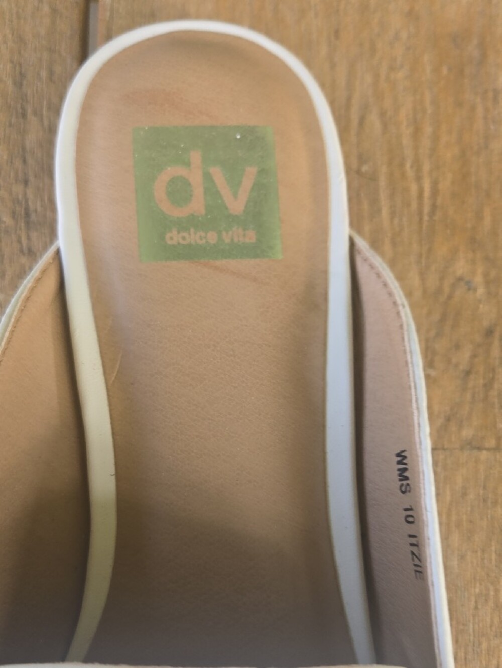 DOLCE VITA White Pointed-Toe Slip-On Mule - Picture 4 of 4